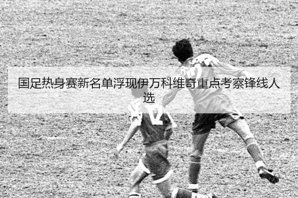 国足热身赛新名单浮现伊万科维奇重点考察锋线人选